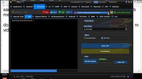 SAMSUNG A5 SM-A520F Frp Remove Adb Mode Done By Uni Android Tool