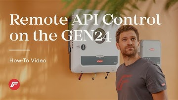 How-To Video: Activate the Remote API Control on GEN24
