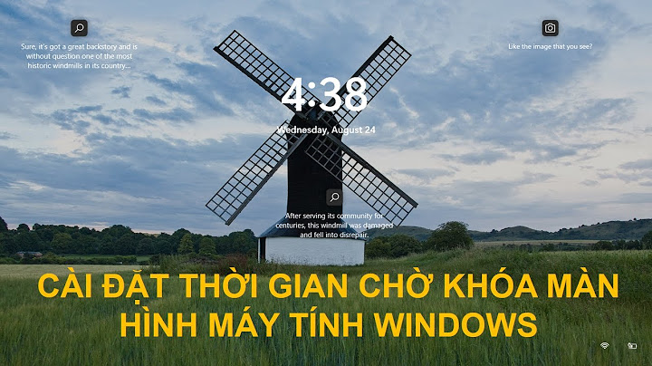 Hướng dẫn cài thời gian khóa màn hình win 7