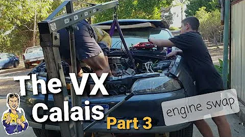 The Holden VX Calais father and son project engine back in part 3
