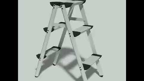 3D Model Aluminium Step Ladder Review