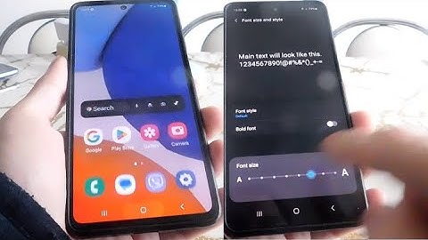 How to Change Font Size on SAMSUNG Galaxy A14