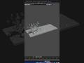 Rigidbody Simulation with awesome destruction created blender #b3d #physics #animation #simulation