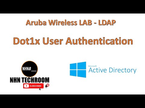 Aruba Wireless Dot1x Authentication - LDAP