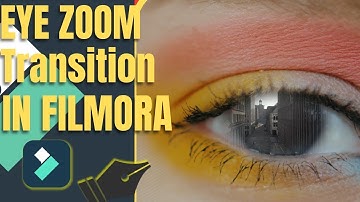 EPIC Zoom Eye Transition in FILMORA 12| Tricks Junction |