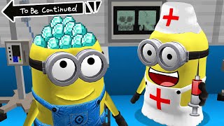 WHAT'S INSIDE MINIONS BRAIN in MINECRAFT ! Minions - Gameplay Movie traps
