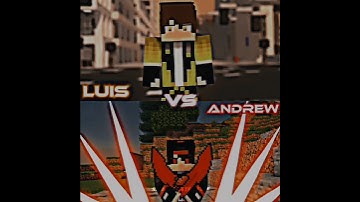 LUIS VS ANDREW || Shadow Creeper || #minecraftshorts #shorts #minecraftanimation