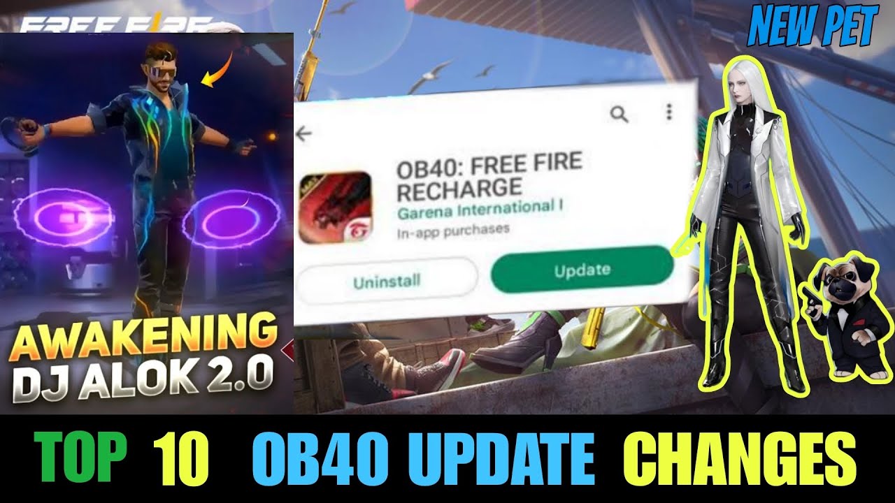 OB40 update new All Changes || New Characters and Pet in Free Fire 