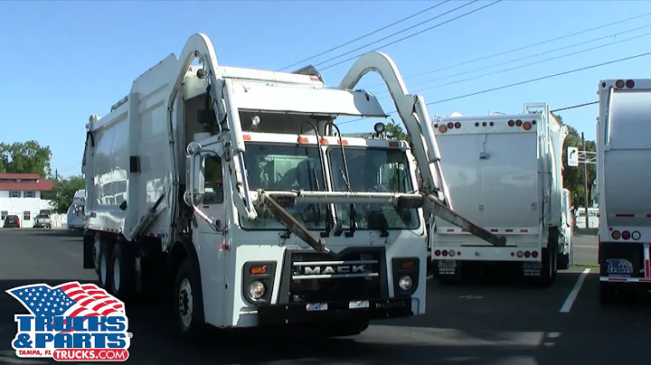 2011 Mack LE with Heil 40yd Front Loader Body