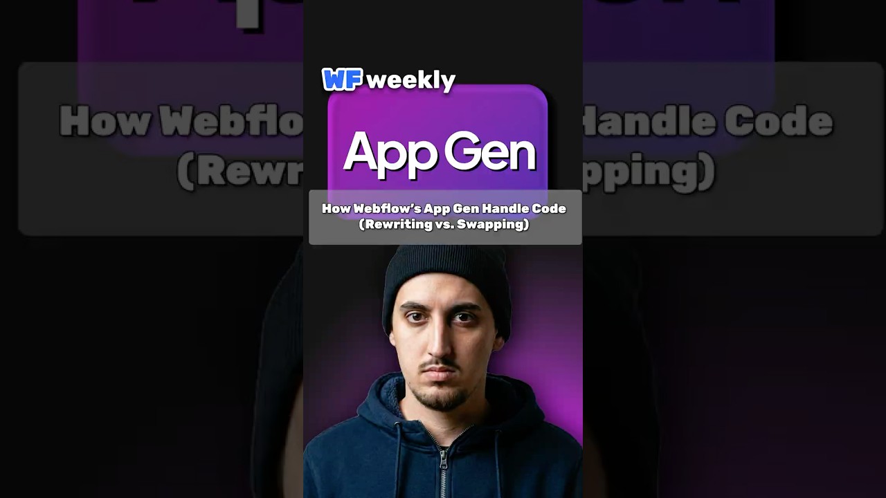 How Webflow’s App Gen Handle Code