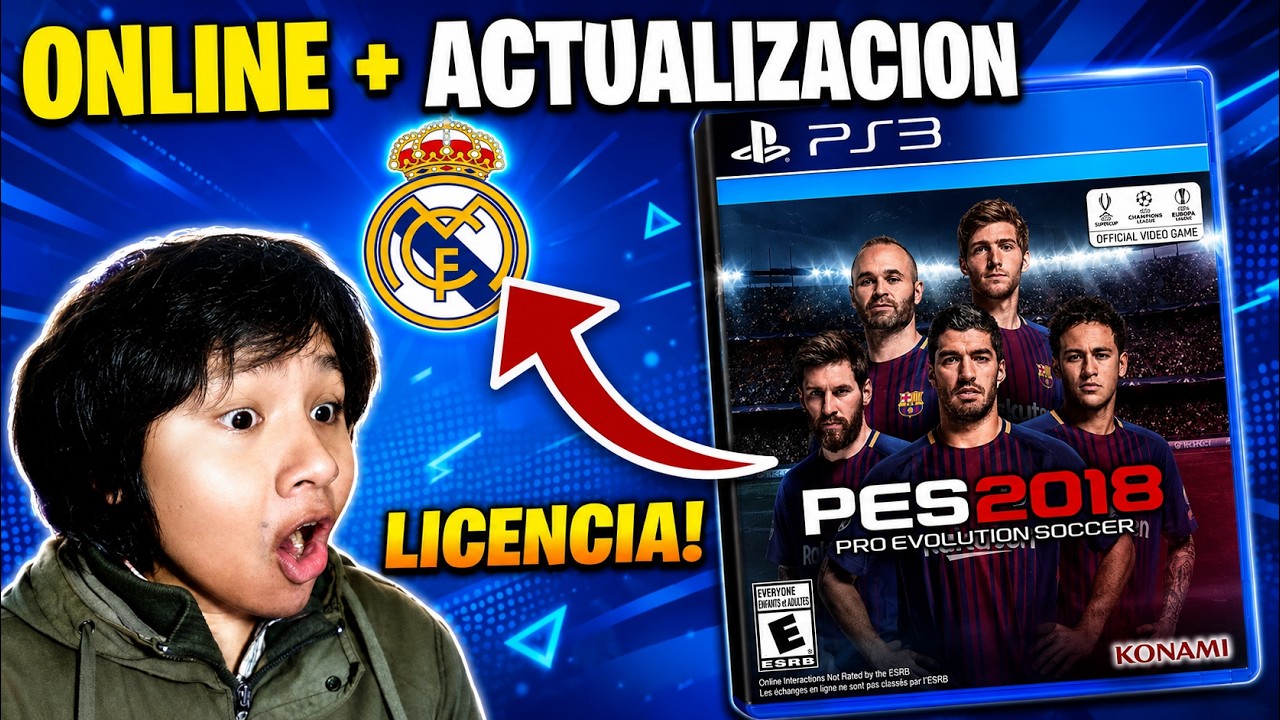 NUEVA ACTUALIZACION DE COMO JUGAR PES 18 ONLINE EN PS3 2026