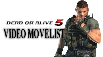 DOA 5 - Bayman Command Training - Video Movelist