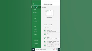 How to Open and Create a New Workbook in Microsoft Excel
