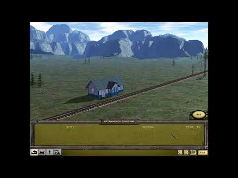 Railroad Tycoon 2 Platinum - Classic campaign - 3 -Bridging a Nation -  Hard  - Walkthrough gameplay