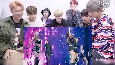 BTS Reaction BLACKPINK -