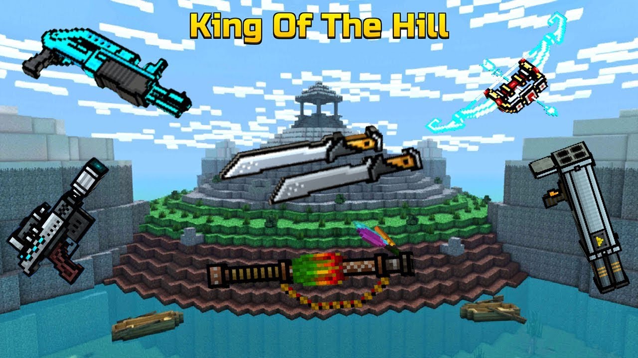 Pixel Gun 3D - King Of The Hill Map Color Weapons Gameplay - Youtube