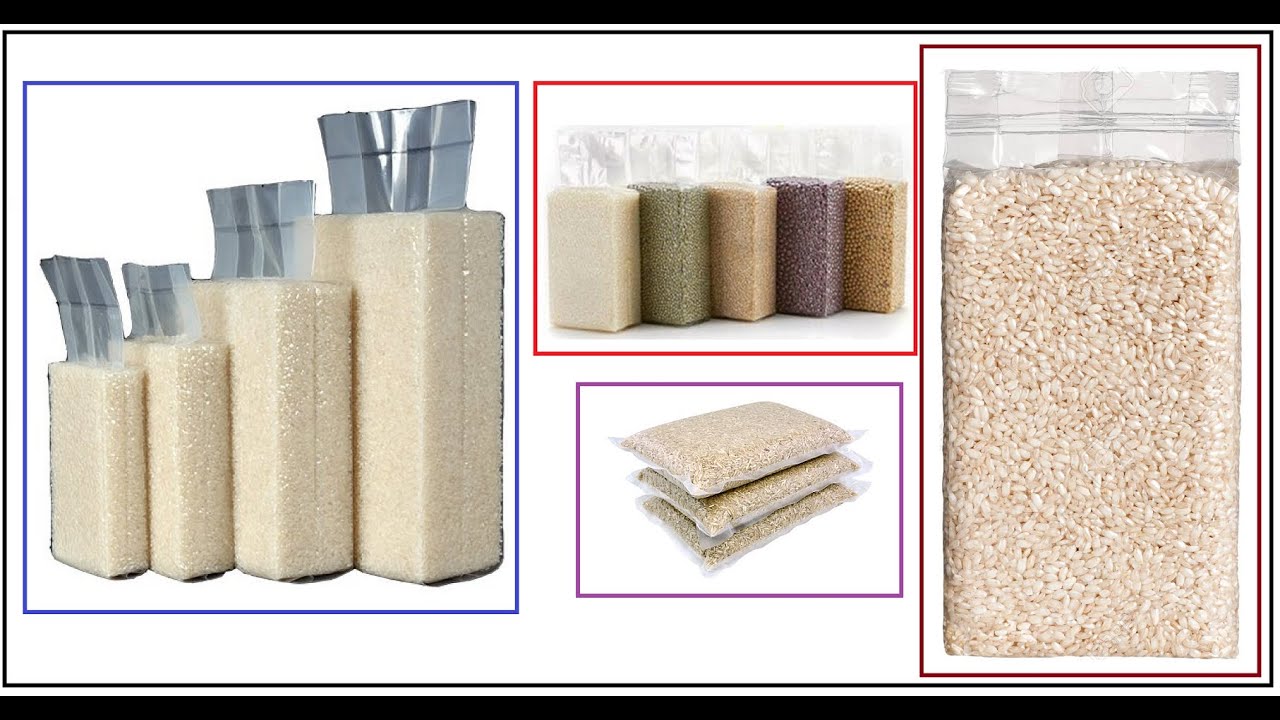 Rice Vacuum Packing Machine Millets Vacuum packing machine Brick Shape Vacuum Pack 500gm to 10Kg