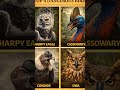 Top 4 Dangerous Birds in the World | Don't Mess With Them!#shortvideo #edit #ytshorts #birds #reels