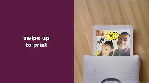 instax SQUARE Link Tutorial - Swipe to Print