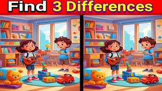 Can You Spot 3 Differences in 90 Sec? Picture Puzzle Challenge 🤔