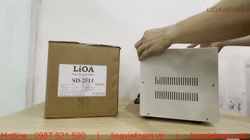Biến Áp Vô Cấp LiOA SD-2515 - Máy Biến Áp Vô Cấp 1 Pha LiOA 3,3KVA 15A Điều Chỉnh 0V ~ 250V