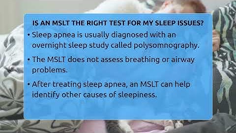 Is An MSLT The Right Test For My Sleep Issues? - Sleep Apnea Support Network