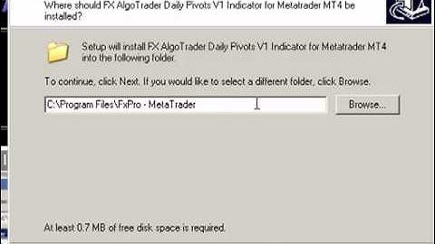FX AlgoTrader Indicator installation Guide