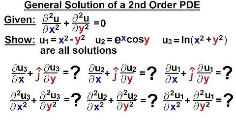 Math: Partial Differential Eqn. - Ch.1: Introduction (16 of 42) Some Solutions of a 2nd Order PDE