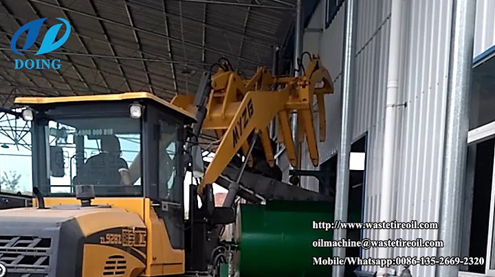 4 sets waste tyre recycling to fuel oil pyrolysis plants installed in China