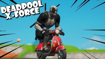 HOW TO UNLOCK DEADPOOL X-FORCE SKIN in Fortnite - WEEK 9 Deadpool Challenges