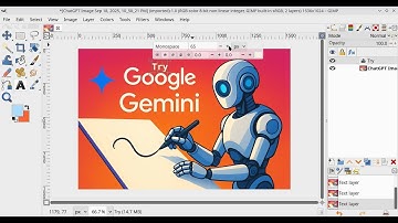 GIMP: Add Text and Edit AI-Generated Image – A Step-by-Step Guide!