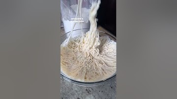 How to Make No Knead Ciabatta Bread #shorts