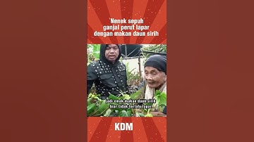 nenek usia 91 tahun menahan lapar dengan makan daun sirih #viral #kdm #fanskdm