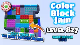 Color Block Jam - Level 827 Walkthrough Solution