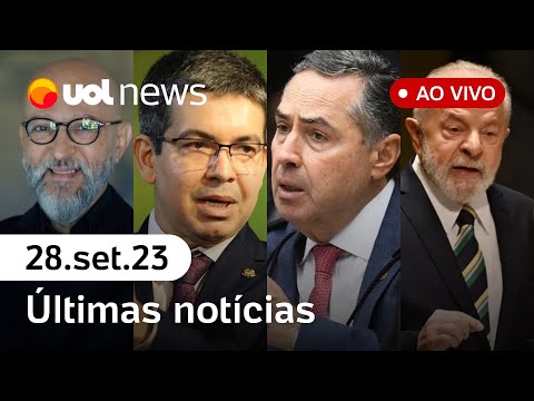 🔴 Lula diz que vetará marco temporal; Barroso assume presidência do STF; Josias ao vivo e+ notícias