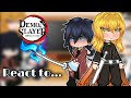 Hashira's reacts to demon slayers🍙🧧| Реакция Хаширы на истребители демонов🍙🧧 [гача клуб]