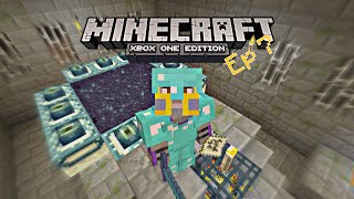 Minecraft Xbox One Edition: Finding the End Portal and gathering Materials. Ep 7