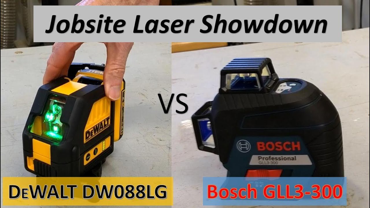 Laser Showdown DeWalt vs Bosch - YouTube