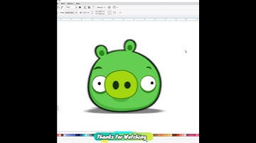 How To Draw A Minion Pig From Angry Birds #minion pig #angry birds #short #drawing #coreldraw