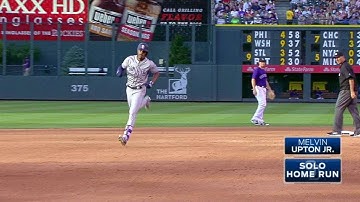 SD@COL: Upton Jr. drills a solo homer to left field