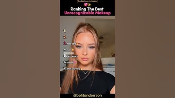 Ranking BEST Unrecognizable Makeup Trend 💖✨ #tiktokviral