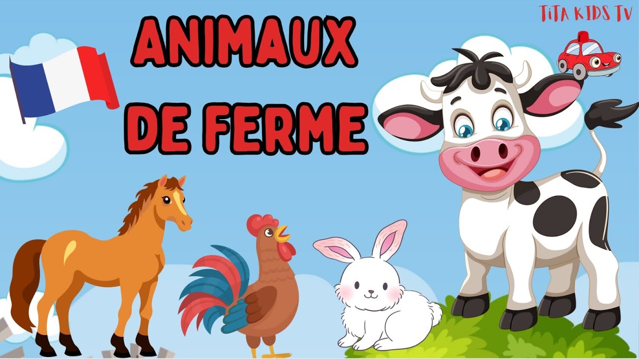 Apprendre Les ANIMAUX DE FERME | Comptines pour Enfants et petits ...