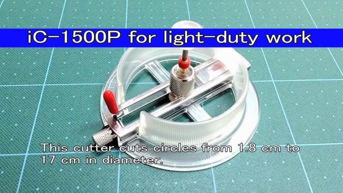 NT Cutter Heavy-Duty Circle Cutter, 1-3/16 Inches 6-5/16 Inches Diameter, 1  Cutter (C-2500P)