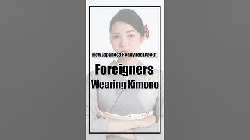 How Japanese Feel About Foreigners Wearing Kimono #Shorts