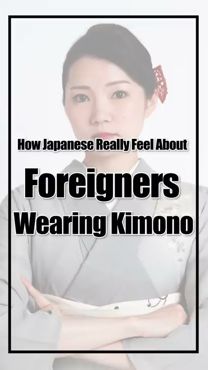 How Japanese Feel About Foreigners Wearing Kimono #Shorts