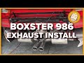 How to INSTALL AN EXHAUST on a 1998 Porsche Boxster 986 (Project 46)