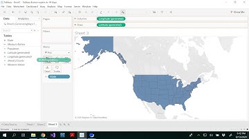 Symbol map, Filled map, Choropleth Tableau