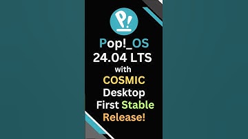 Pop!_OS 24.04 LTS with COSMIC Desktop | First Stable Release!