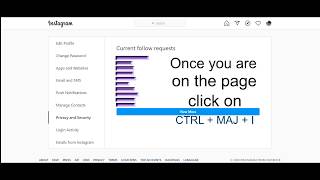 Cancel Sent Follow Requests On Instagram Using javascript screenshot 4