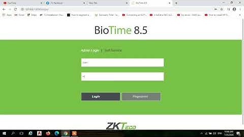 BioTime 8.5/7.0/7.5 full setting how to add person in biotime how to make time table in biotime easy